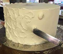 Rustic Frosting And Stacking Frosting Recipes Cake Decorating Rustic Cake