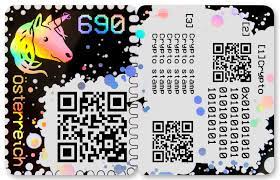 Osterreich Austria 2019 Crypto Stamp Commemorative Stamps Stamp Love Stamps