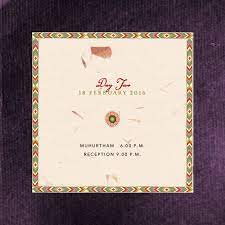 South Indian Kalamkari Inspired Wedding Program Section Cover Page Indian Wedding Cards Wedding Details Photography Wedding Cards