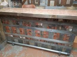 If you decide to take on this project i highly recommend you download the printable pdf below to have with you in my spare time i like to engineer furniture for the weekend diy'er like myself. Pallet Bar Featuring Epoxy Penny Top 1001 Pallets