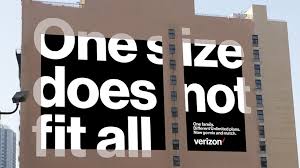 verizon s outdoor campaign focuses on the end of one size fits all family plans 看板 広告 プラン