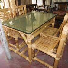 Check spelling or type a new query. Ethica Brown Bamboo Dining Table With 4 Chairs Rs 13000 Piece Ethica Handloom Handicrafts Private Limited Id 22399871791