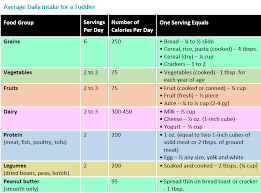 Serving Sizes For Toddlers Healthychildren Org