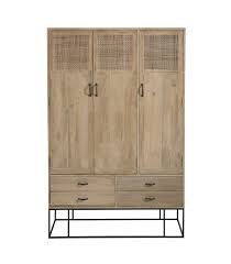 Asa geschirr in tollen designs im angebot gepolsterter, sicherer versand. Schrank 3 Turen Und 4 Schubladen Holz Mangobaum