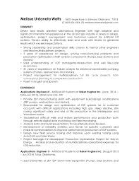 application engineer melissa watts rsum