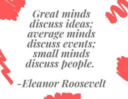 Eleanor Roosevelt Quote Poster Great Minds By Francesca Smith Deyoung