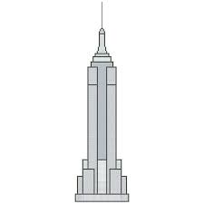 Pin By Mamadou M Boup On Amenagement In 2021 Empire State Building Drawing Chrysler Building Model Empire State Building