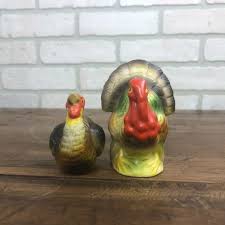 Vintage Enesco Turkey Salt And Pepper Shakers The Junk Parlor In 2020 Enesco Shakers Salt Pepper Shakers