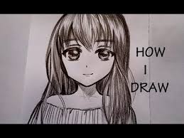 Collection by darkest shadowe of the moon. á´´á´° Easy How I Draw An Anime Girl Youtube
