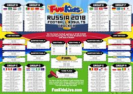 free printable world cup russia 2018 game tracker fun