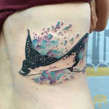 #eagleray #balitattoo #bali #canggutattoo #canggubali #tattoo. Spotted Eagle Ray Tattoo By Ashley Welman From Trade Mark Tattoo Durban South Africa Ray Tattoo Stingray Tattoo Octopus Thigh Tattoos