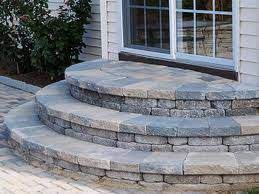 Pin By Signature Landscapes On Paver Garden Stairs Landscaping Blocks Outside Steps