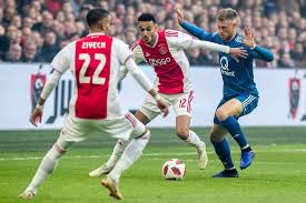 Dieses spiel ist teil der eredivisie . ØªÙˆÙŠØªØ± Whoscored Com Ø¹Ù„Ù‰ ØªÙˆÙŠØªØ± Ajax 3 0 Feyenoord Ft The Hosts Dominate De Klassieker After A Fifth Minute Red Card For Feyenoord Left The Visitors With An Impossible Task 22 Bijlow Og