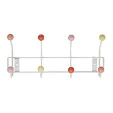 Patere 8 Crochets En Metal Blanc Maisons Du Monde Metal Blanc Patere Pateres Murale