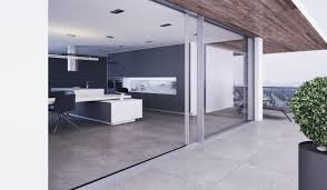 Construction possibilities allow to create glazing of large dimensions and threshold. Mb Skyline Home Aluprof Eu