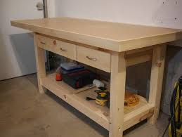 Workbench With Plywood And Hardboard Top Woodworking Workbench Workbench Woodworking Bench Plans