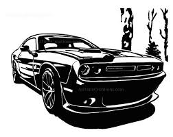Black And White Dodge Challenger Clipart This Item Is Unavailable Challenger Cinch Bag White Image