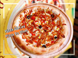 Pizza gà cay