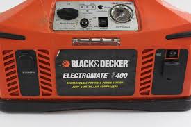 Black And Decker Electromate 400 Price Black Decker Rechargeable Portable Power Station Property Room