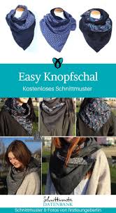 Easy Knopfschal Fur Die Ganze Familie Schnittmuster Datenbank Die falten an den seiten kommen von meiner totalen fehleinschätzung der weite.