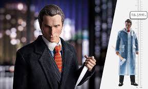 A mentally unhinged yuppie (christian bale) in 1980s new york submits to an uncontrollable bloodlust. Patrick Bateman Sixth Scale Collectible Figure Sideshow Collectibles