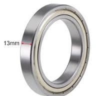 Uxcell Deep Groove Ball Bearings Thin Section Double Shielded Chrome Steel  55x80x13mm