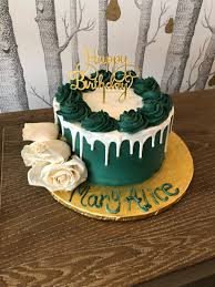 Simple 18th Birthday Cake Ideas For Guys Emerald Green Birthday Cake Green Birthday Cakes 17 Birthday Cake Birthday Cake Decorating