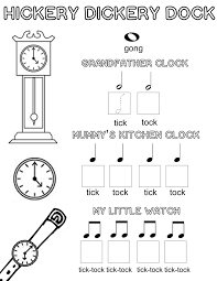 Free Music Theory Printable Colouring Activity Preschool