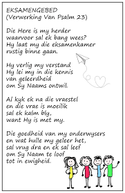 Eksamen Boekmerk 1 Positive Thinking Die Psalms