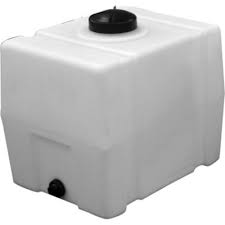 The 430 gallon plastic water storage tank is 52d x 62h and weighs 130 lbs. Romotech 30 Gallon Square Storage Tank At Tractor Supply Co
