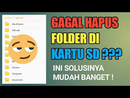 Di sisi lain, kita tidak memiliki berkas cadangan tersebut. File Flashdisk Tidak Bisa Dihapus Bisako Channel