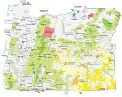 Oregon State Map With Cities Oregon State Map - Places And Landmarks - Gis Geography