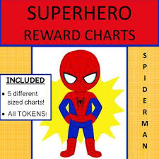 Spiderman Token Charts Teaching Resources Teachers Pay