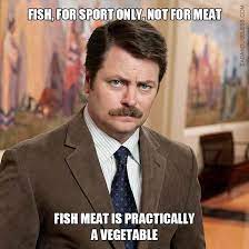 It's like yoga, except i still get to kill something. 20 Brilliant Ron Swanson Quotes