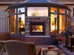 More Ideas Below Diy Bay Windows Exterior Ideas Nook Bay Windows Seat And Plants Di Indoor Outdoor Fireplaces Outdoor Gas Fireplace Double Sided Gas Fireplace