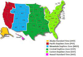 Us Time Zones Chart Google Search Time Zones History Teaching