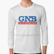 Do you know of someone who's fed up with their bank? Goliath National Bank Long Sleeve T Shirt 100 Pure Cotton Big Size Gnb Goliath National Bank Himym How I Met Your Mother T Shirts Aliexpress