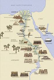 Ancient Historical Places In Egypt Egypt Map Ancient Egypt Egypt History