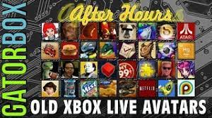 Other gamers see your gamerpic when you sign into your xbox live account. Old Xbox Live Avatars Gatorbox After Hours Youtube