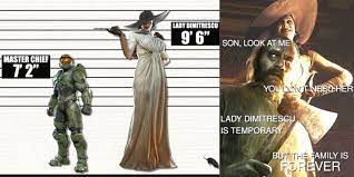Lady dimitrescu took the internet by storm when she was first introduced to the re fandom. Resident Evil 8 10 Hilarious Lady Dimitrescu Memes Game Rant