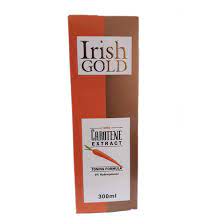A connection to the irish heritage. Irish Gold Toning Formula With Carrot Extract 300 Ml Briton And Kay