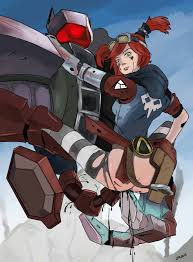 Gaige and her Robot by Zaun