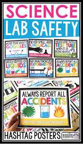 Lab Safety Posters Bulletin Board Classroom Posters Lab Safety Poster Science Lab Safety Lab Safety