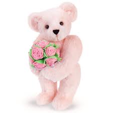 Great for birthdays, get well, and thinking of you. 15 Pink Rose Bouquet Teddy Bear In Classic Teddy Bears Vermont Teddy Bear