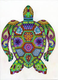 Free printables plus 5 best tips on how to color beautiful mandalas! Turtle Mandala Simple Novocom Top
