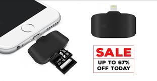 4 In 1 Lightning Micro Sd Card Reader For Iphone 3 Colors