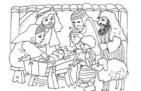 De herders in de stal kerstmis kleurplaten kleurplaten bijbelknutselwerk. Maria Is Zijn Moeder Gv Groen Geloven
