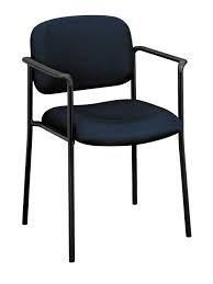 Office guest chair with arms. Hon Scatter Stacking Guest Chair With Arms Navy Blueblack Office Depot