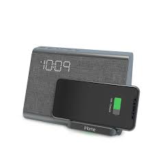 Ihome Ibtw39 Bluetooth Dual Alarm Clock With Wireless Charging Speakerphone And Usb Charging Port Ihome Phone Speaker Wireless Speakers
