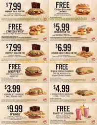 Burger King Coupons Free Food Coupons Fast Food Coupons Free Printable Coupons
